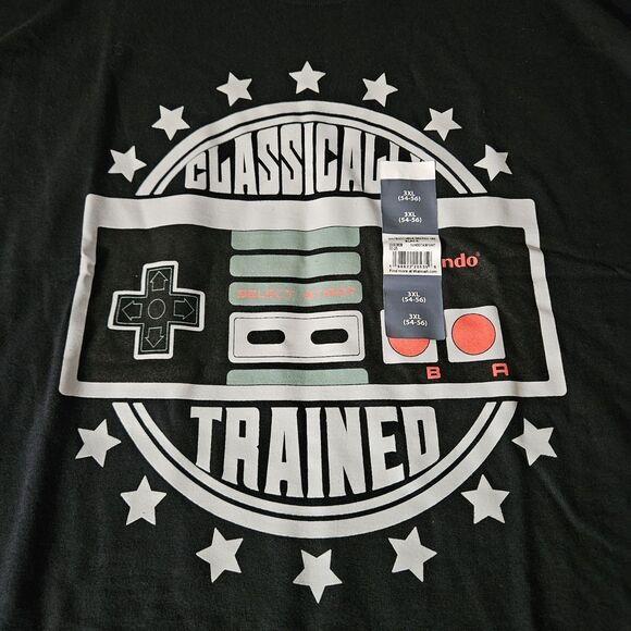 Nintendo NES “Classically Trained” Graphic Tee Black Men’s 3XL - Picture 2 of 3